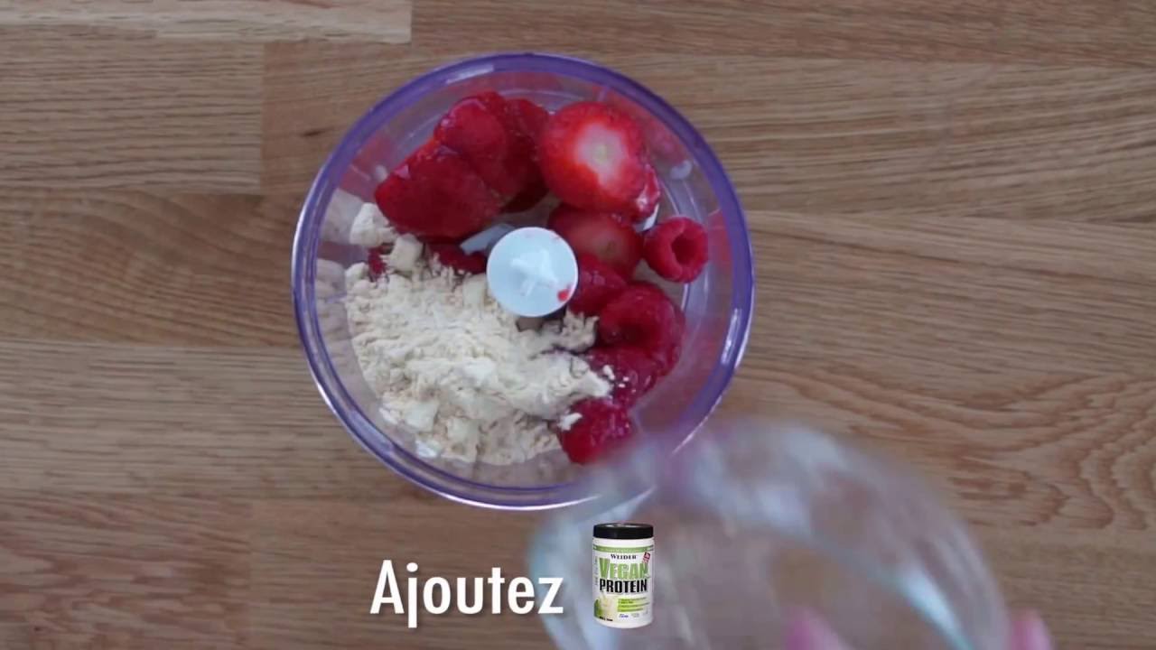Recette Glace Vegan WEIDER