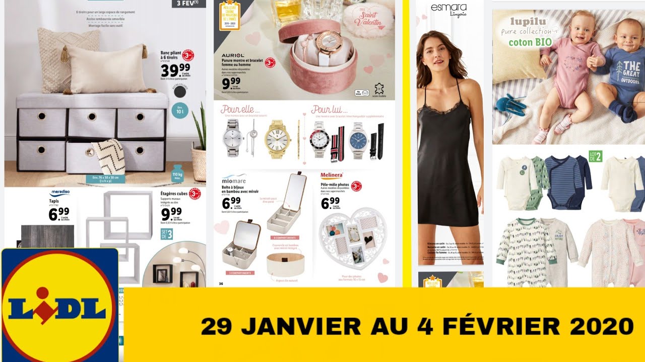 Arrivage Lidl 29 Janvier Au 4 Fevrier 2020 Catalogue Promos