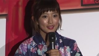 夏菜、浴衣姿を披露　台本読んで「ありえな～い」　オリジナルドラマ「奇妙な恋の物語」会見(1)