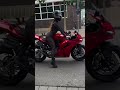 I am here to pick you up, if you dare 🥀 #ducati #bikerbabe #bikerchick #bikelife