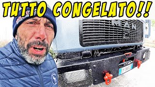 FERMI QUI  Problemi causa GELO ❄ Giro del mondo in camper 4x4