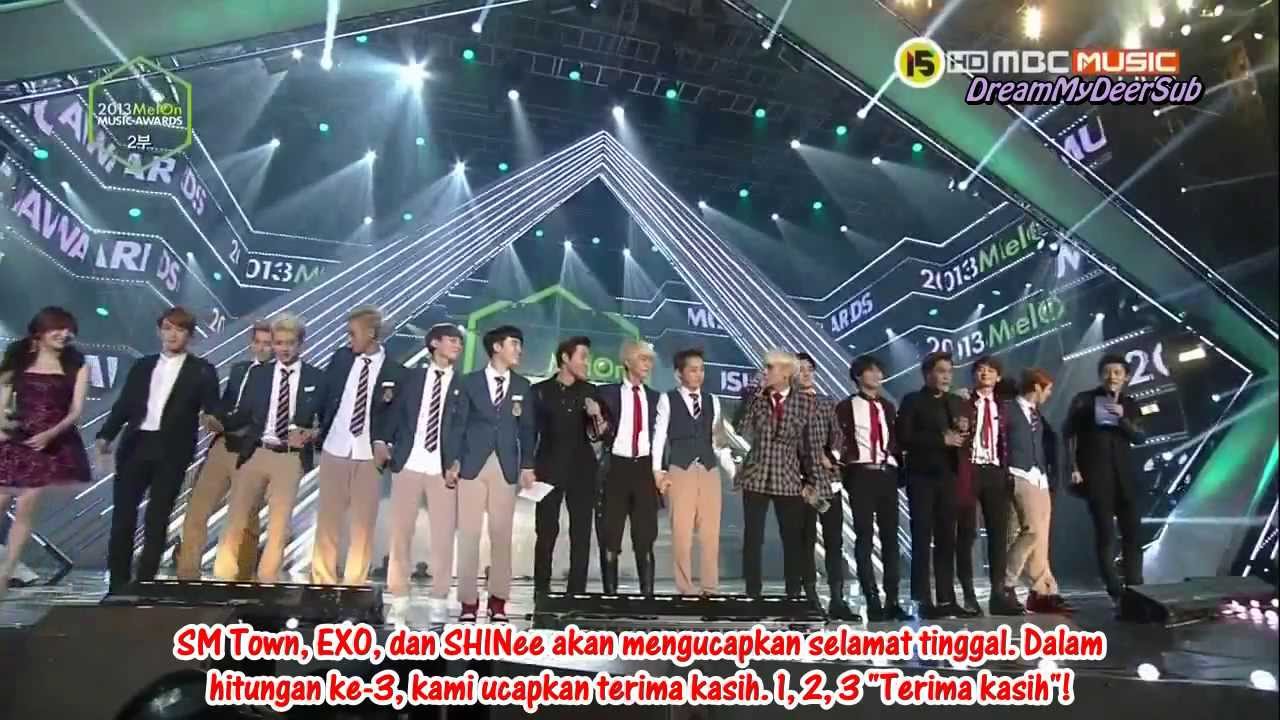 [Indo sub] 131114 SHINee Melon Music Awards Artist of the Year YouTube