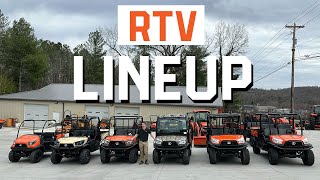 Kubota RTV Lineup