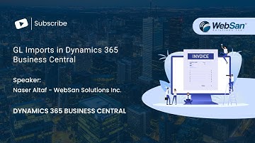GL Imports in Dynamics 365 Business Central