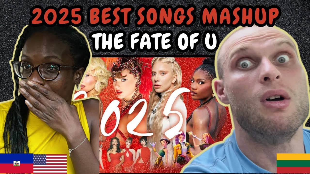 РЕАКЦИЯ НА МЭШАП 2025 «THE FATE OF U» (120+ лучших поп-песен) от Энди Ву