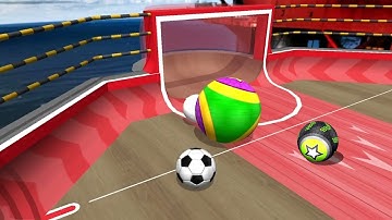 Going Balls - Football Level Gameplay Android, iOS #287