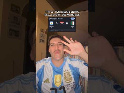 Video TRIPLETTA DI MESSI E ENTRA NELLA STORIA DEL MONDIALE!