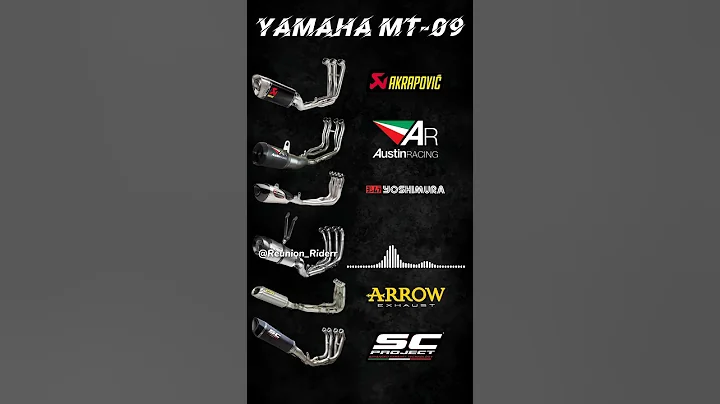 Different Exhausts On MT-09 | #yamaha #mt09 #exhaust #exhaustsound