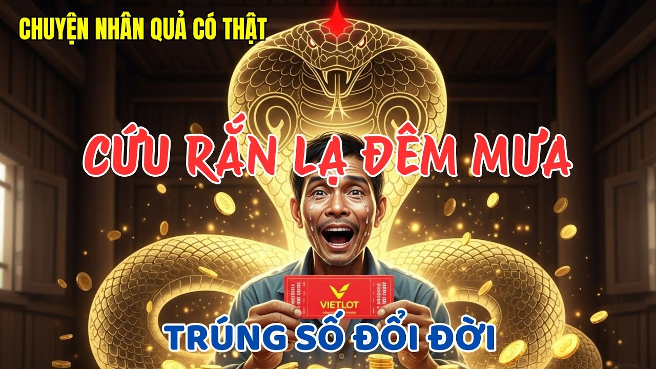 Cứu Con Rắn Lạ Ven Đường, Đêm Về Nằm Mơ Thấy Phước Báu Trúng Số Gieo Nhân Gặt Quả | Nhân Quả Báo Ứng