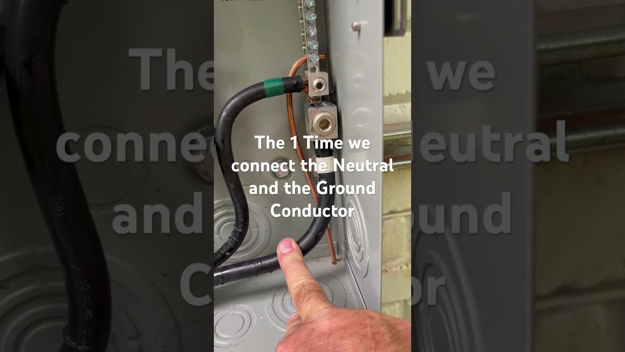Connect The Ground Neutral Wires Electrician Electrical Commercial Electric