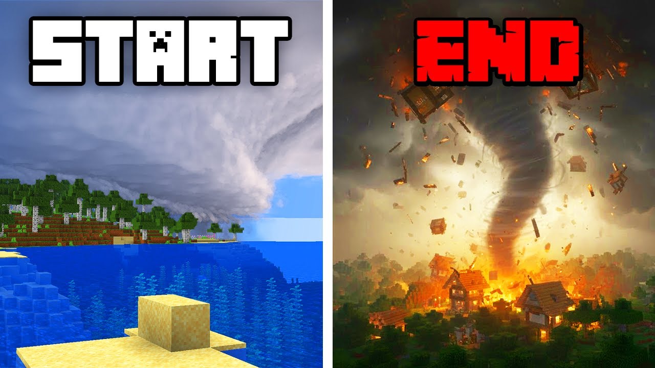 Bad Weather Minecraft Surviving 7 Days of Minecraft Most Extreme Weather! - YouTube