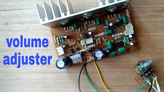 how to wire a potentiometer for volume control.