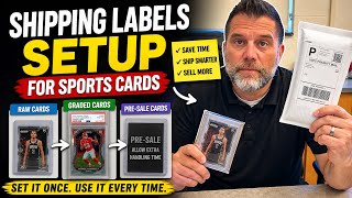 eBay Shipping Labels for Sports Cards Explained (Raw, Graded &amp; Pre-Sale Setup Tutorial)