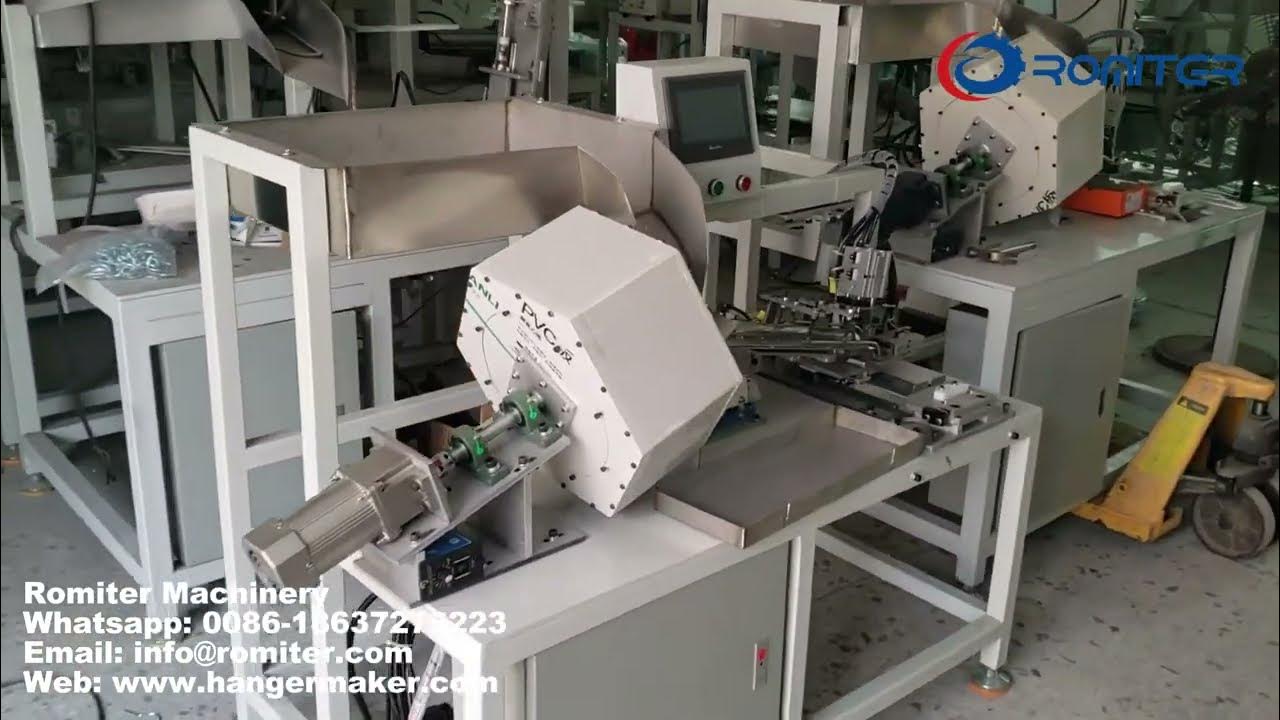 Semi Automatic Hanger Hook Inserting Machine YouTube