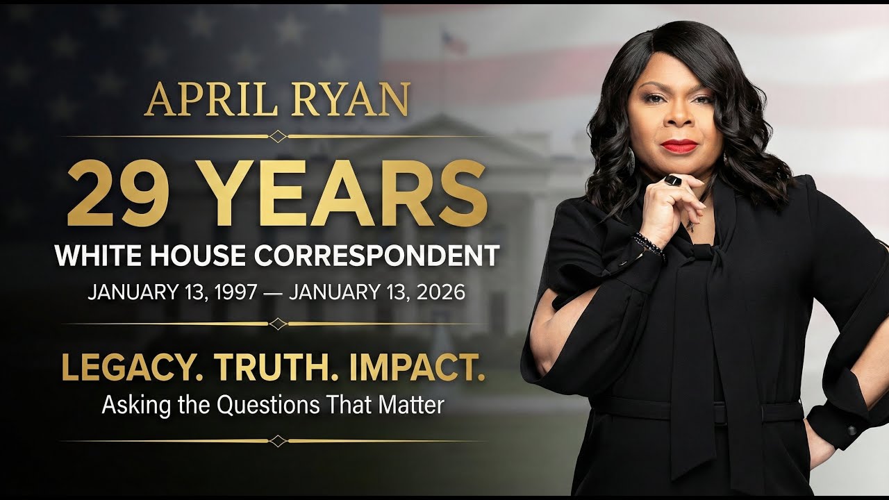 April Ryan marks 29 years covering the White House