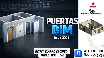 Modela Puertas BIM en 1 Minuto | Revit 2025 Express