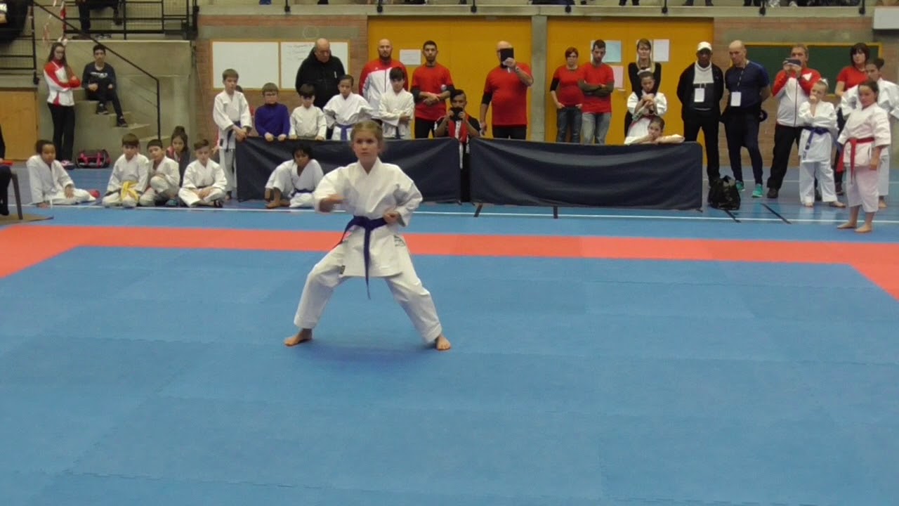 Finale Open Alsace kata  Elite  categorie pupille F YouTube