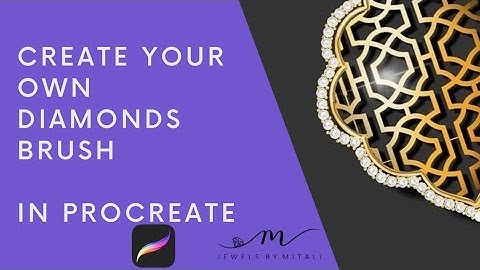 How to Make a Diamonds Brush on Procreate?