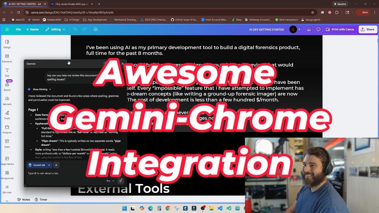 Tab share with Gemini in Chrome - YouTube