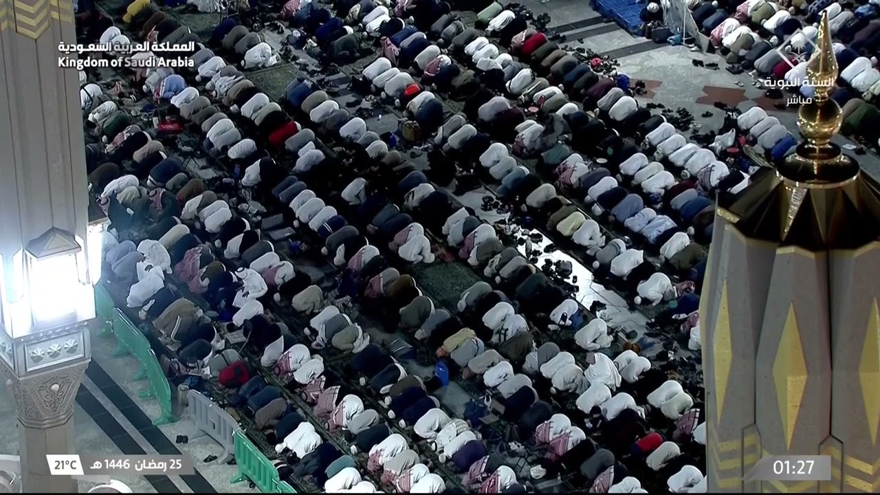صلاة التهجد للشيخ صلاح البدير ليلة 25 رمضان 1446هـ - التسليمتان الأخيرتان