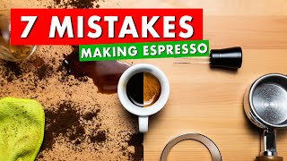 7 SHOCKING Espresso Mistakes Beginners Make - And How To Fix Them!