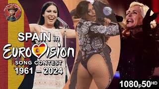 Spain 🇪🇸 in Eurovision Song Contest (1961-2024)