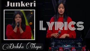 Deeksha Thapa - (Junkeri/Fireflies Lyrics )Voice of Nepal blind addition