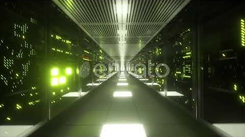 Digital Information Flows Through the Network | Motion Graphics - Envato elements