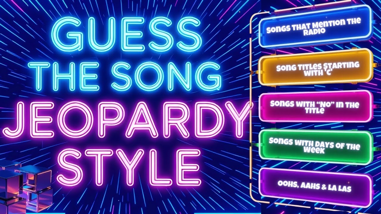 Угадай песню! Музыкальная викторина Jeopardy | Музыкальная викторина | Quiz Burst