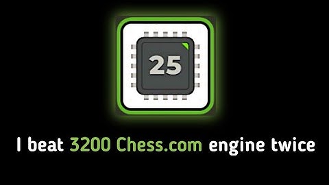 I Beat 3200 Chess.com engine twice!!!