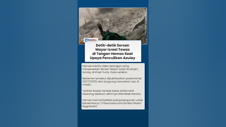 Video Detik-detik Sersan Mayor Israel Avraham Azulay Tewas di Tangan Hamas saat Upaya Penculikan