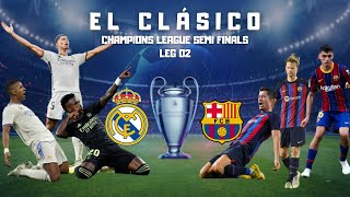 Real Madrid champions league - El Classico in semi finals! Second leg. #bellingham #vinicius