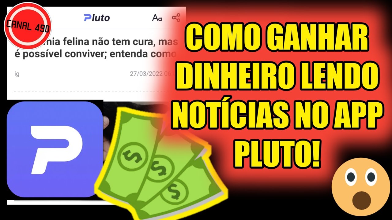 COMO GANHAR DINHEIRO LENDO NOTÍCIAS NO APP PLUTO!