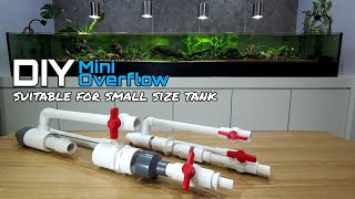 DIY MINI PVC overflow for smaller size tank [Tutorial]