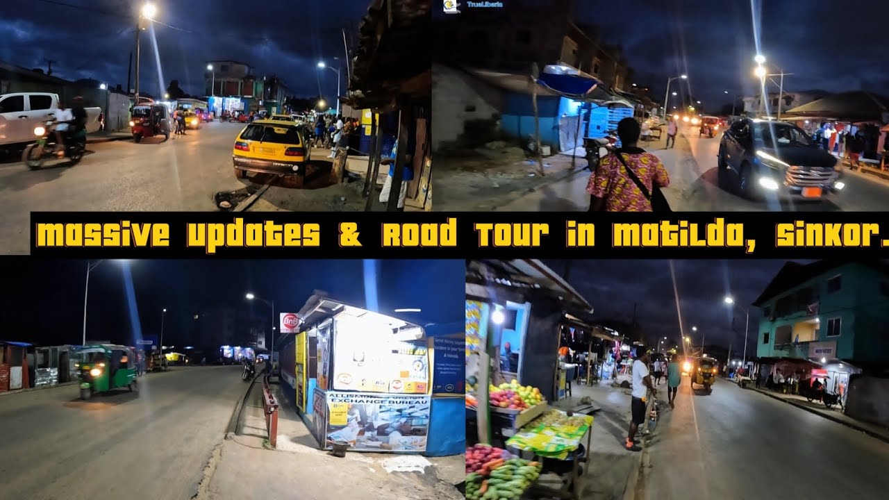 Liberia 2025 | Check out this Massive Development at Night in Matilda Estates in the Sinkor Area