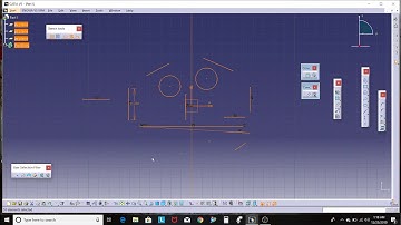 23. Sketcher Constraints CATIA V5 : Constraints defined-fix constraints-Fix Together-Auto constraint