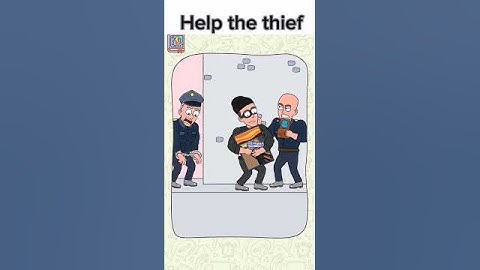 Help the thief: HideMyproof 😍 Android X iOS #shorts
