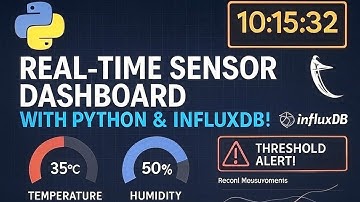 Build a Real-Time IoT Dashboard with Python & InfluxDB (Live Data + Alerts!)
