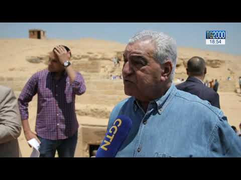 Video: Antico Cimitero Scoperto In Egitto Dalle Piramidi Di Giza