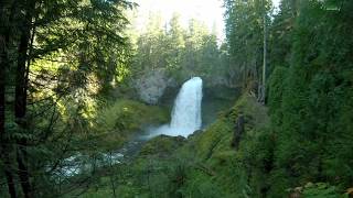 Virtual Hike Waterfall To Waterfall - 4K 12 Minutes