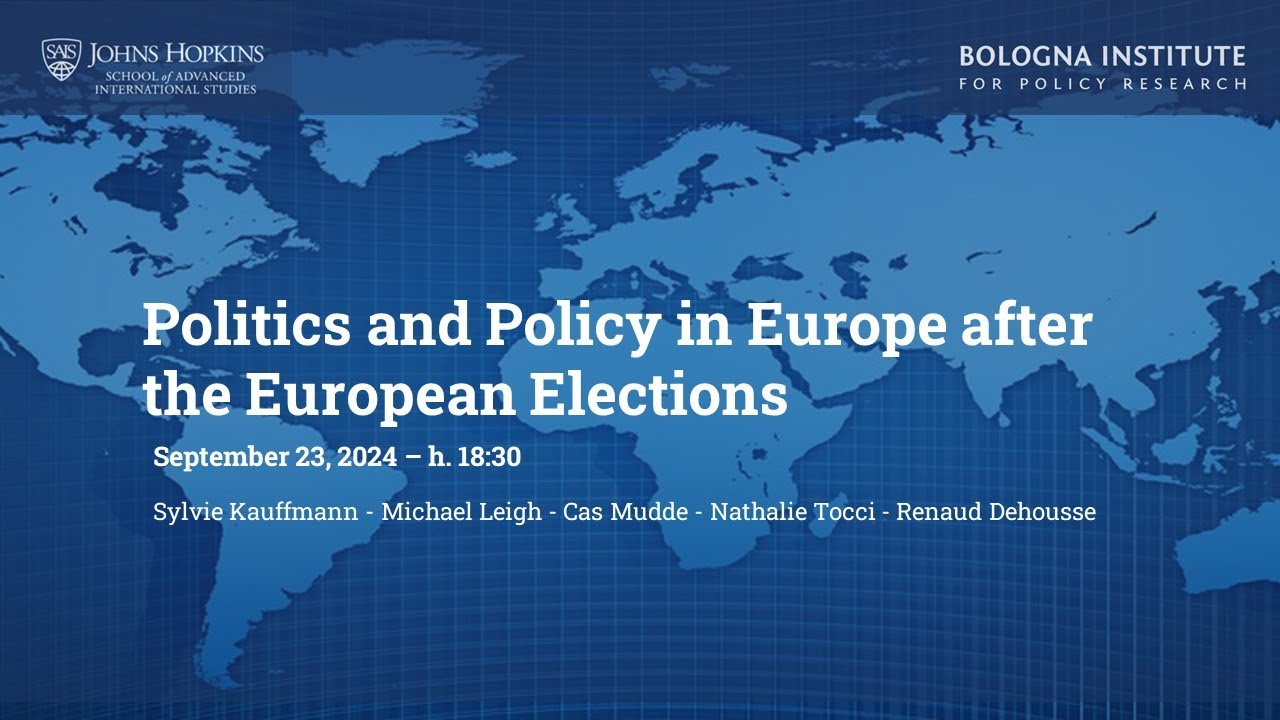 Politics and Policy in Europe after the European Elections - YouTube