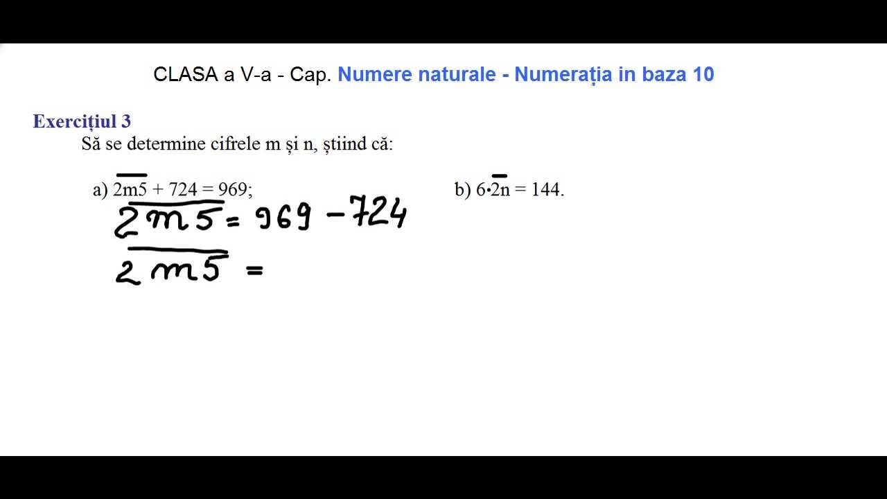 Scrieți Următoarele Numere Naturale în Baza 10 Numere Scrise In Baza 10