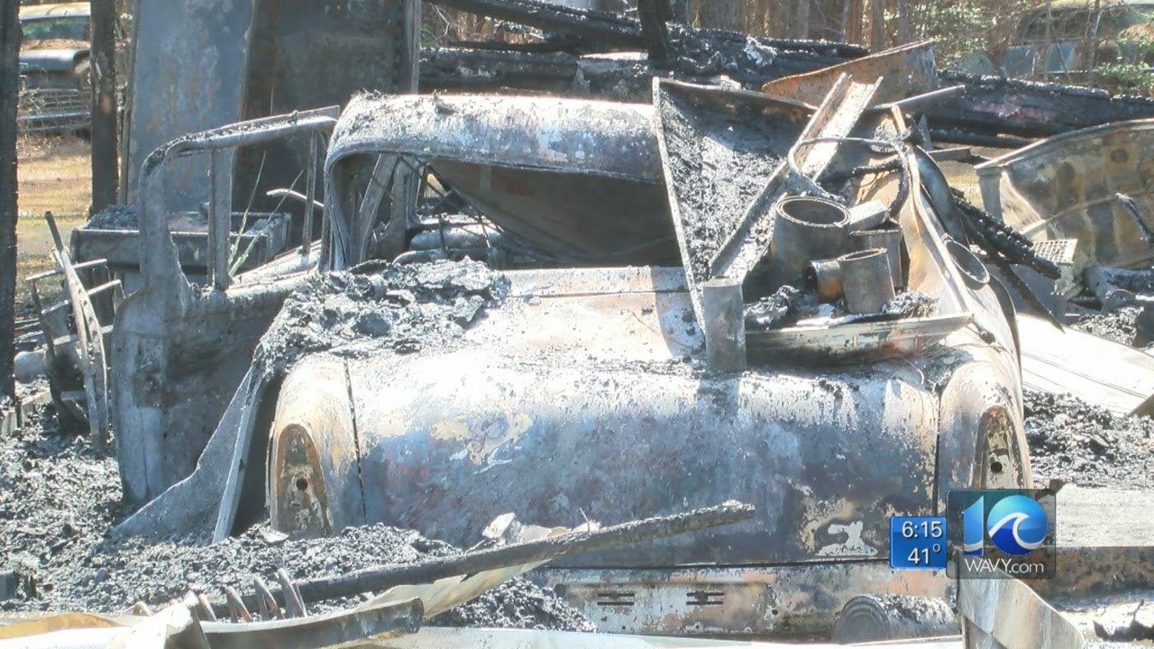 Joe Fisher on antique cars destroyed by Suffolk fire