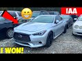 *I WON A NEW CAR FROM COPART* + INSURANCE AUTO AUCTIONS INFINITI Q60 COUPE!?