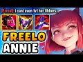 Annie is actually free wins right now 1000 ap tibbers is terrifying