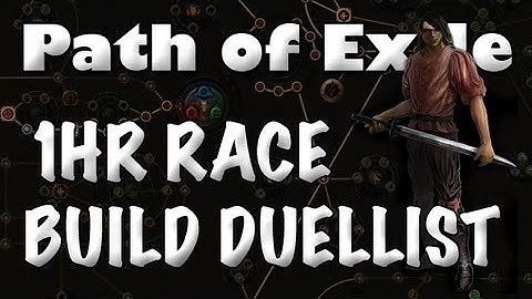 Path of Exile: 1HR HC Race Duelist Build Guide (Duel Wield Cleave)