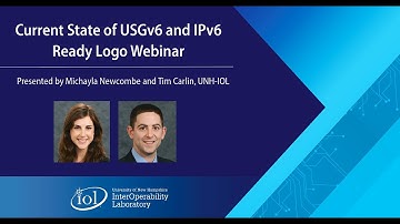 The Current State of USGv6 & IPv6 Webinar
