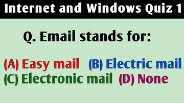 Internet and Windows Quiz 1 | Computer Science Quiz | Knowledge Enhancer Quizzes