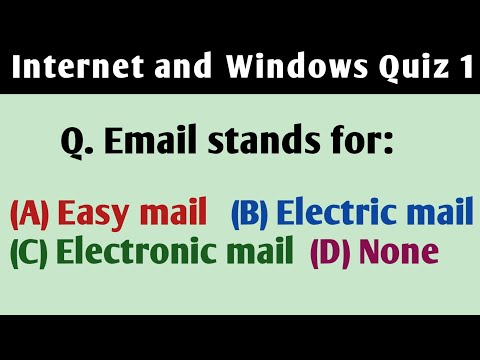 Internet and Windows Quiz 1 | Computer Science Quiz | Knowledge Enhancer Quizzes