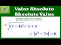 Valor Absoluto Intervalos conjunto solucion propiedades